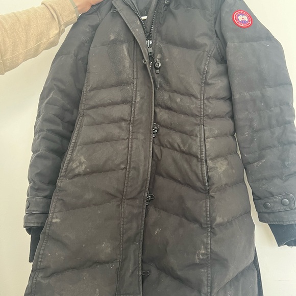 Canada Goose W’s Pleated Long Coat [Sz. XS] - Picture 6 of 9